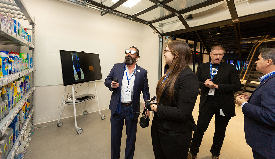 Lowe’s Tech Hub ‘wows’ with grand opening celebration and light show Lowe’s Corporate